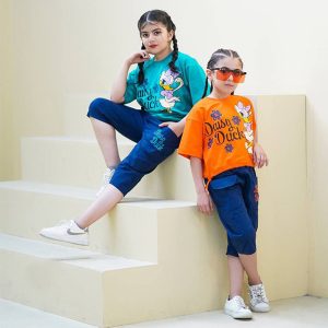 تیشرت و شلوارک دخترانه 004