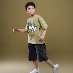 تیشرت و شلوارک جین
