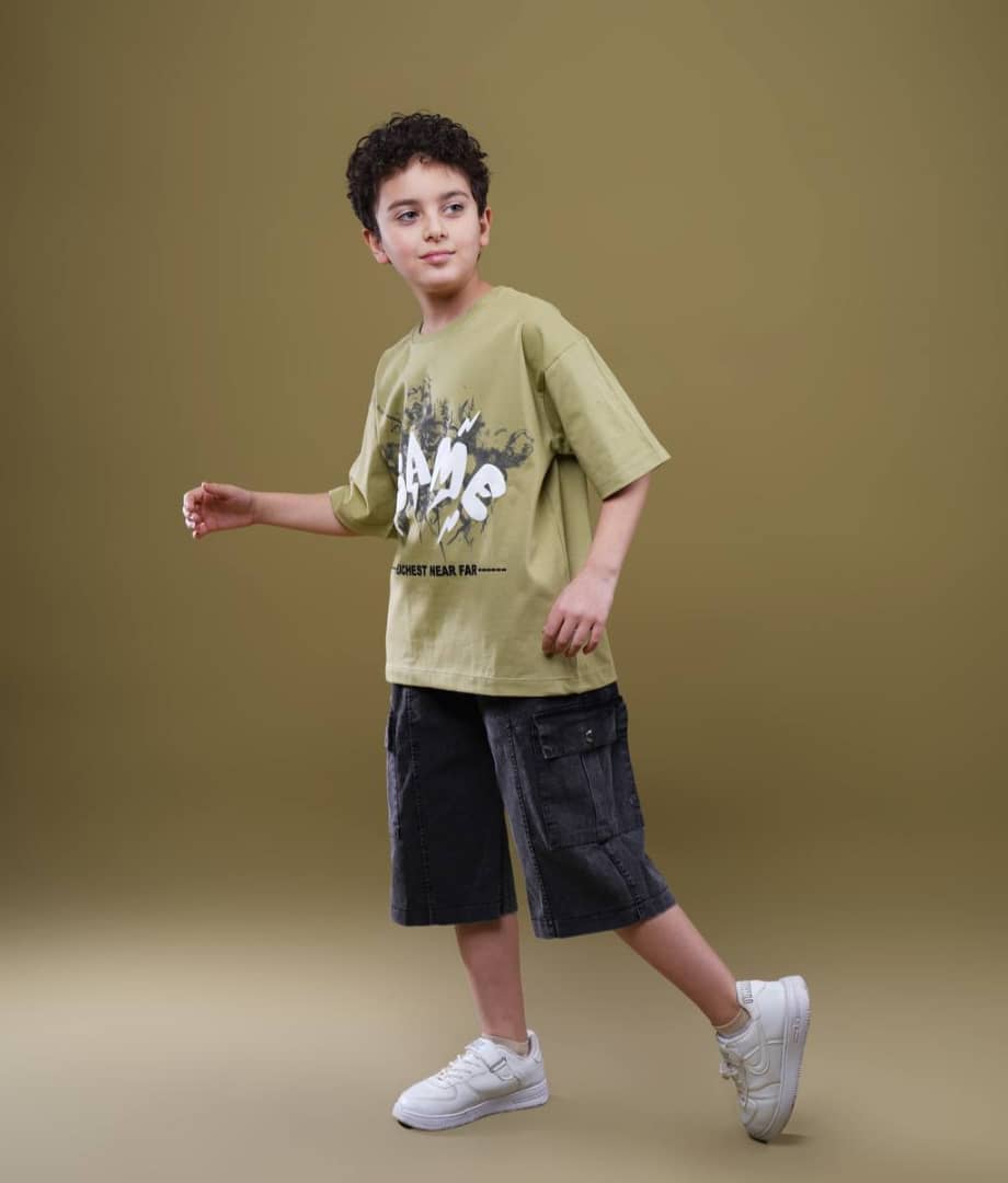 تیشرت و شلوارک جین